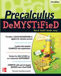 bokomslag Pre-calculus Demystified, Second Edition