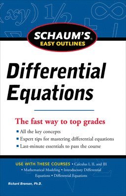 Schaum's Easy Outline of Differential Equations, Revised Edition 1