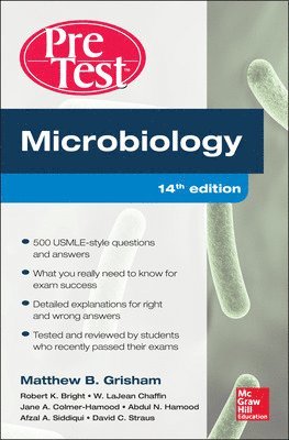 bokomslag Microbiology PreTest Self-Assessment and Review 14/E