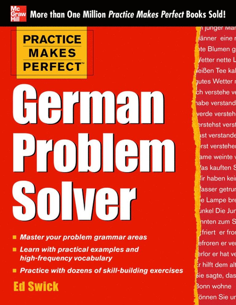 Practice Makes Perfect German Problem Solver 1