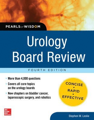 bokomslag Urology Board Review Pearls of Wisdom, Fourth Edition