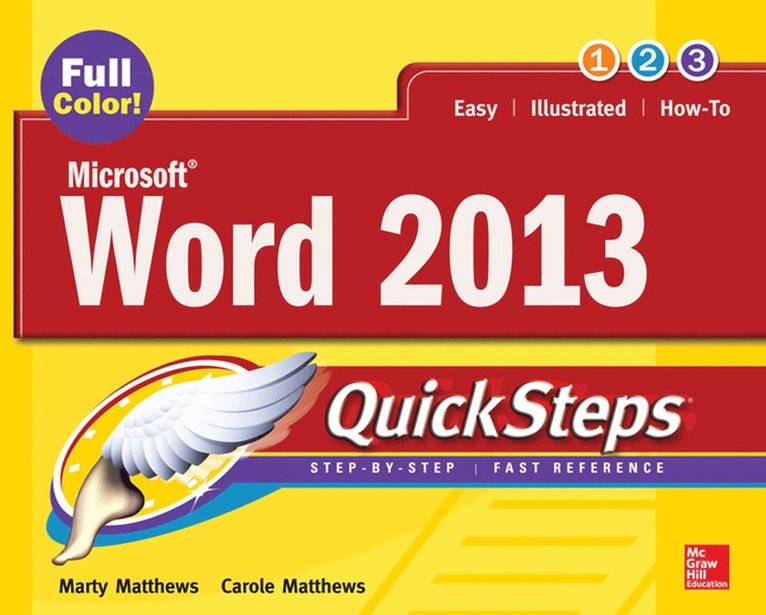 Carole Matthews, Marty Matthews - Microsoft® Word 2013 QuickSteps, Häftad