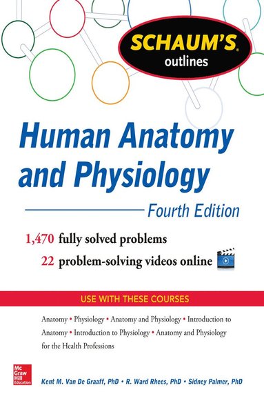 bokomslag Schaum's Outline of Human Anatomy and Physiology