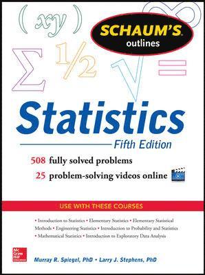 bokomslag Schaum's Outline of Statistics, 5th Edition