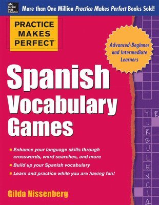 bokomslag Practice Makes Perfect Spanish Vocabulary Games