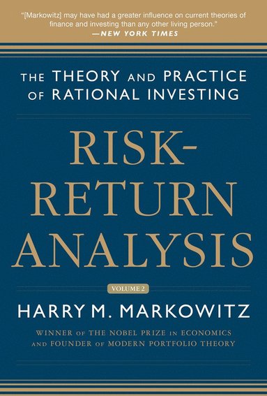 bokomslag Risk-Return Analysis, Volume 2: The Theory and Practice of Rational Investing