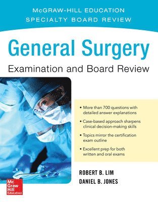 Robert Lim, Daniel Jones - General Surgery Examination and Board Review, Häftad