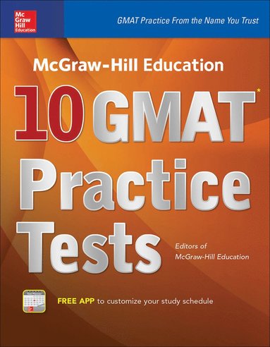 bokomslag McGraw-Hill Education 10 GMAT Practice Tests