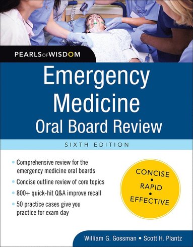 bokomslag Emergency Medicine Oral Board Review: Pearls of Wisdom, Sixth Edition