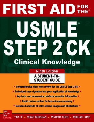 First Aid for the USMLE Step 2 CK, Ninth Edition