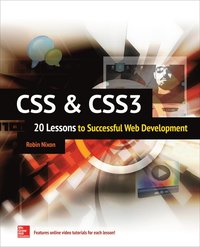 bokomslag CSS & CSS3: 20 Lessons to Successful Web Development