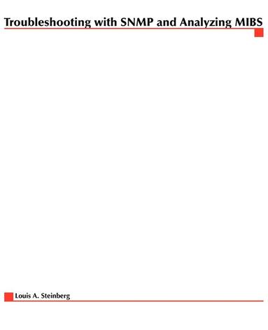 bokomslag Troubleshooting with SNMP and Analyzing Mibs