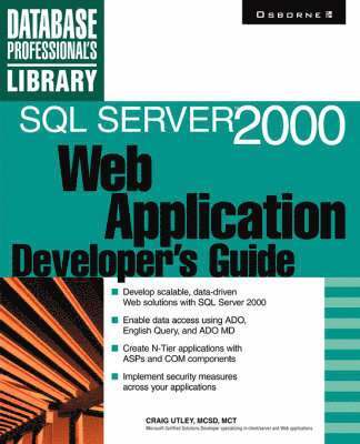 bokomslag SQL Server 2000 Web Application Developer's Guide