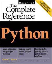 bokomslag Python:  The Complete Reference