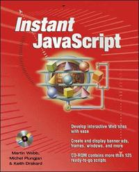 bokomslag Instant Javascripts