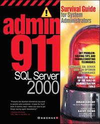 bokomslag Admin911 SQL Server 2000: A Survival Guide for System Administrators (2000)