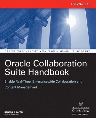 bokomslag Oracle Collaboration Suite Handbook