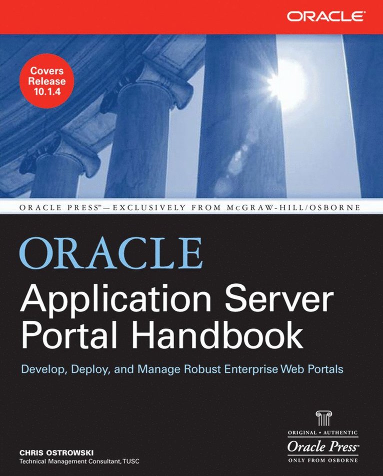 Chris Ostrowski - Oracle Application Server Portal Handbook, Häftad