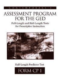 bokomslag Assessment Program for the Ged: Half-Length Form Cp1 (5 Pack)