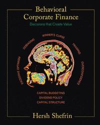 bokomslag Behavioral Corporate Finance
