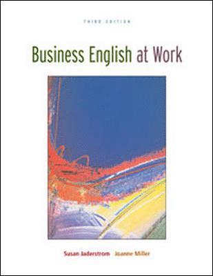 Business English at Work Student Text/Premium Olc Content Package
