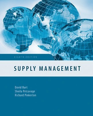 David N Burt, Sheila Petcavage, Richard Pinkerton - Burt, D: Supply Management, Inbunden