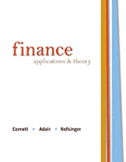 Marcia Millon Cornett, Tony Adair - Finance: Applications & Theory, Inbunden