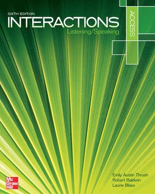 bokomslag Interactions Access Listening/Speaking Student Book