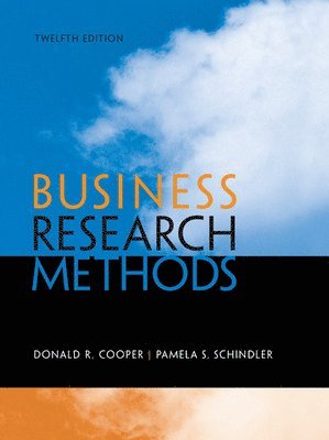 Donald R. Cooper, Pamela S. Schindler - Business Research Methods, Inbunden