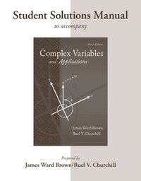 bokomslag Student's Solutions Manual to accompany Complex Variables and Applications