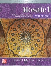 Mosaic Level 1 Writing Student Book 1