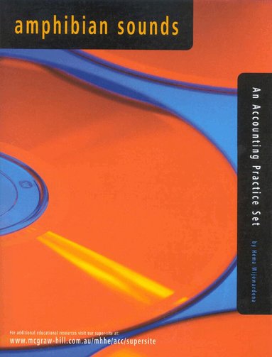 Hema Wijewardena - Amphibian Sounds: An Accounting Practice Set, Häftad
