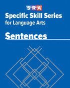 Specific Skill Series for Language Arts - Sentences Book - Level E 1