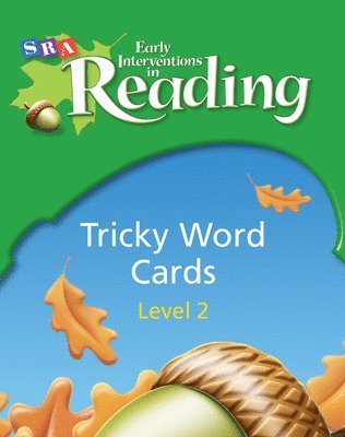 N/A McGraw Hill - Early Interventions in Reading Level 1, Tricky Word Cards, Häftad