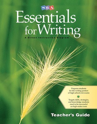 Siegfried Engelmann - SRA Essentials for Writing Teacher's Guide, Häftad