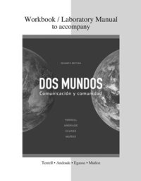 bokomslag Combined Workbook/Lab Manual to accompany Dos mundos