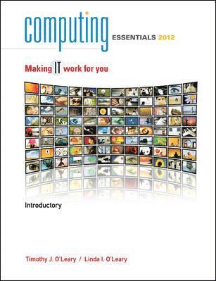 Timothy J. O'Leary, Linda I. O'Leary - COMPUTING ESSENTIALS INTR-2012, Häftad