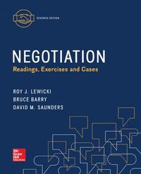bokomslag Negotiation: Readings, Exercises, and Cases