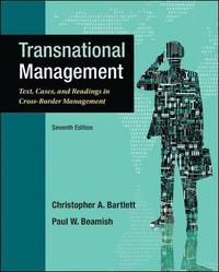 bokomslag Transnational Management: Text, Cases & Readings in Cross-Border Management