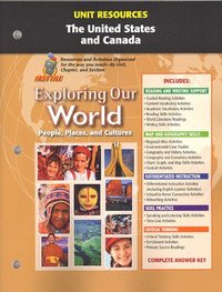 bokomslag Exploring Our World, Unit Resources United States and Canada