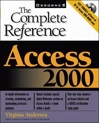 Virginia Andersen - Access 2000: The Complete Reference, Häftad