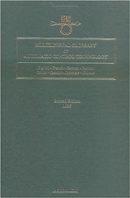 bokomslag Multilingual Glossary of Automatic Control Technology