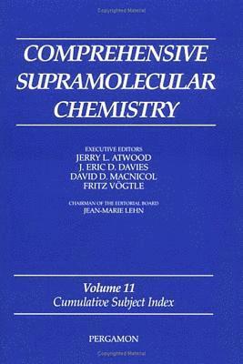 Bozzano G Luisa - Comprehensive Supramolecular Chemistry, Volume 11, Inbunden