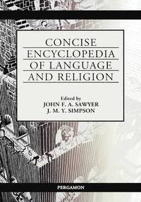 bokomslag Concise Encyclopedia of Language and Religion