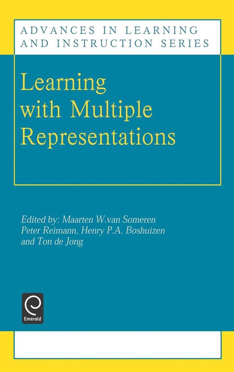 M.W. Van Someren, Peter Reimann, Henny P.A. Boshuizen, Ton de Jong, M. W. Van Someren, M.W. Van Someren, M. W. van Someren - Learning with Multiple Representations, Inbunden