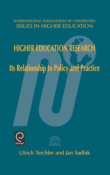 Ulrich Teichler, Jan Sadlak - Higher Education Research, Inbunden