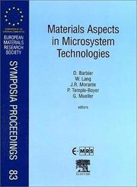 bokomslag Materials Aspects in Microsystem Technologies