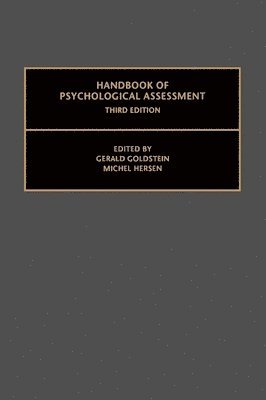 Gerald Goldstein, Michel Hersen - Handbook of Psychological Assessment, Inbunden
