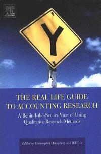 bokomslag The Real Life Guide to Accounting Research
