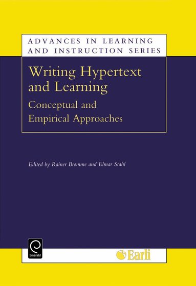 Rainer Bromme, E. Stahl - Writing Hypertext and Learning, Inbunden